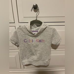 Toddler Calvin Klein hooded top size 24 months. Never worn